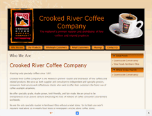Tablet Screenshot of crookedrivercoffee.com